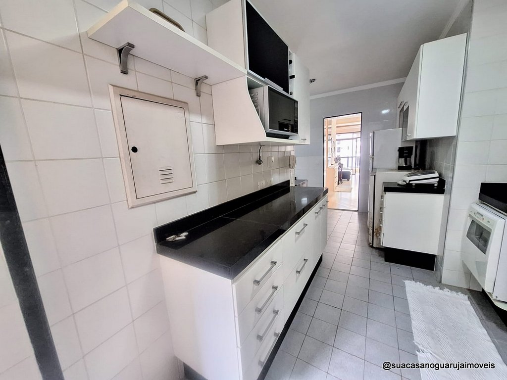 Apartamento 3 dormitorios 1 suite 2 vagas 112 m²  na Barra Funda – Pitangueiras, Guarujá R141572