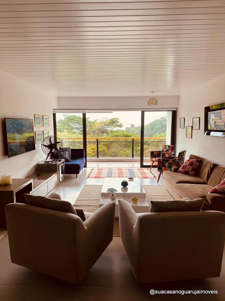 apartamento 3 dormitorios 1 suite 168 m2 2 vagas vista mar condominio sorocotuba guaruja sp cod AP574363V
