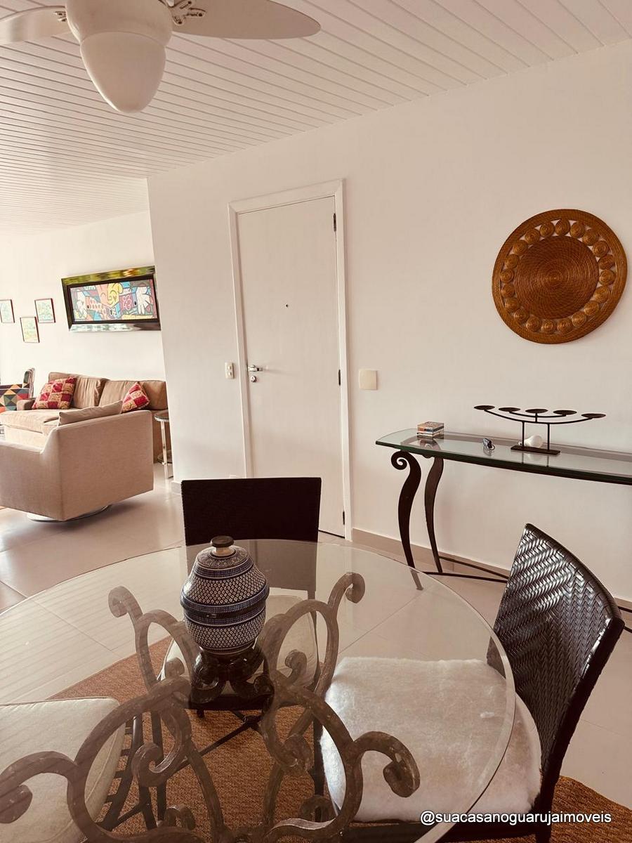 apartamento 3 dormitorios 1 suite 168 m2 2 vagas vista mar condominio sorocotuba guaruja sp cod AP574363V