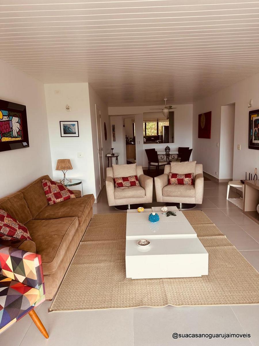 apartamento 3 dormitorios 1 suite 168 m2 2 vagas vista mar condominio sorocotuba guaruja sp cod AP574363V