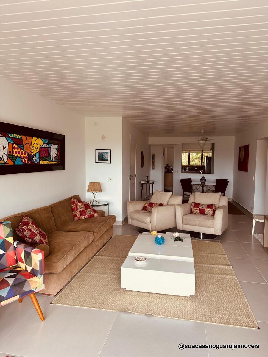 apartamento 3 dormitorios 1 suite 168 m2 2 vagas vista mar condominio sorocotuba guaruja sp cod AP574363V