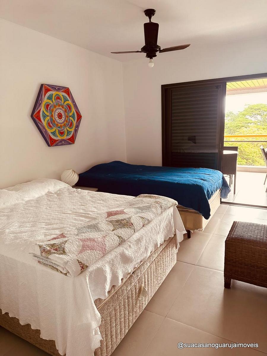 apartamento 3 dormitorios 1 suite 168 m2 2 vagas vista mar condominio sorocotuba guaruja sp cod AP574363V