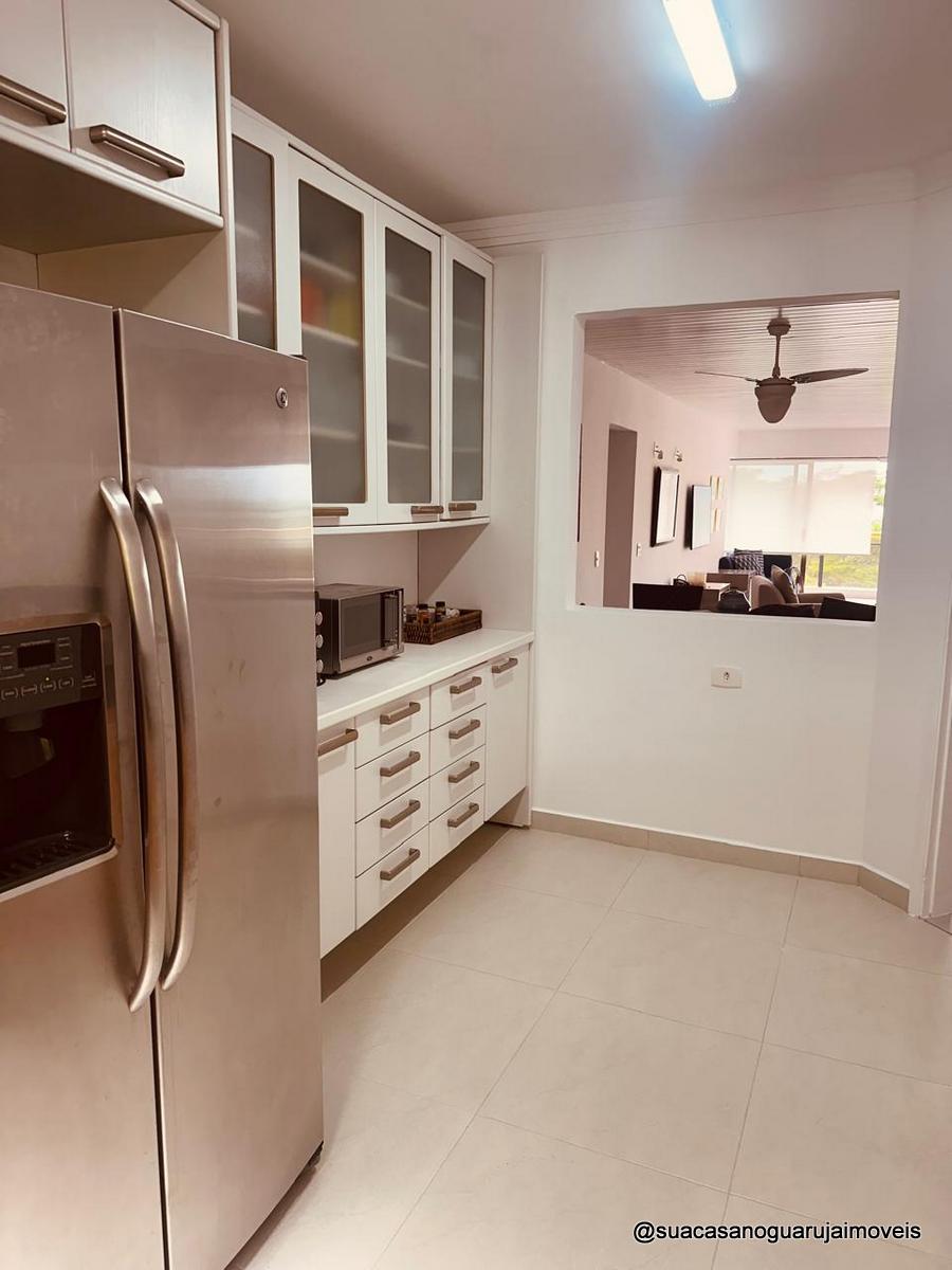 apartamento 3 dormitorios 1 suite 168 m2 2 vagas vista mar condominio sorocotuba guaruja sp cod AP574363V