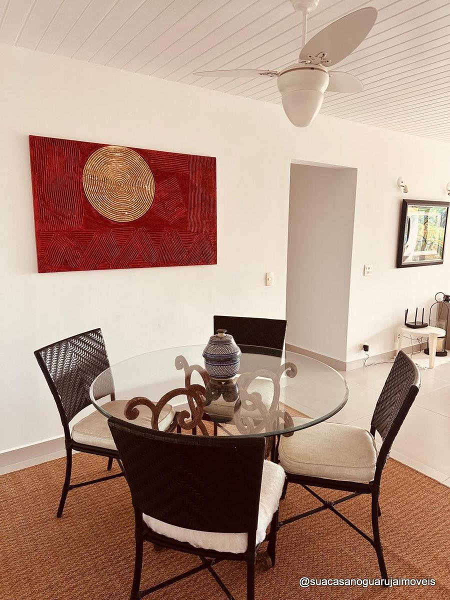apartamento 3 dormitorios 1 suite 168 m2 2 vagas vista mar condominio sorocotuba guaruja sp cod AP574363V