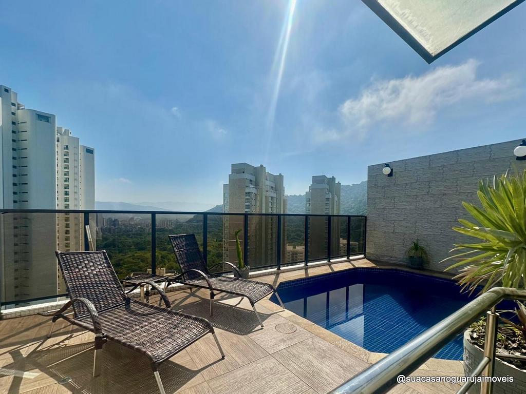 Cobertura à Venda no Guarujá – Vista Mar, Piscina Privativa e 6 Dormitórios no Costão das Tartarugas cod COF93411V