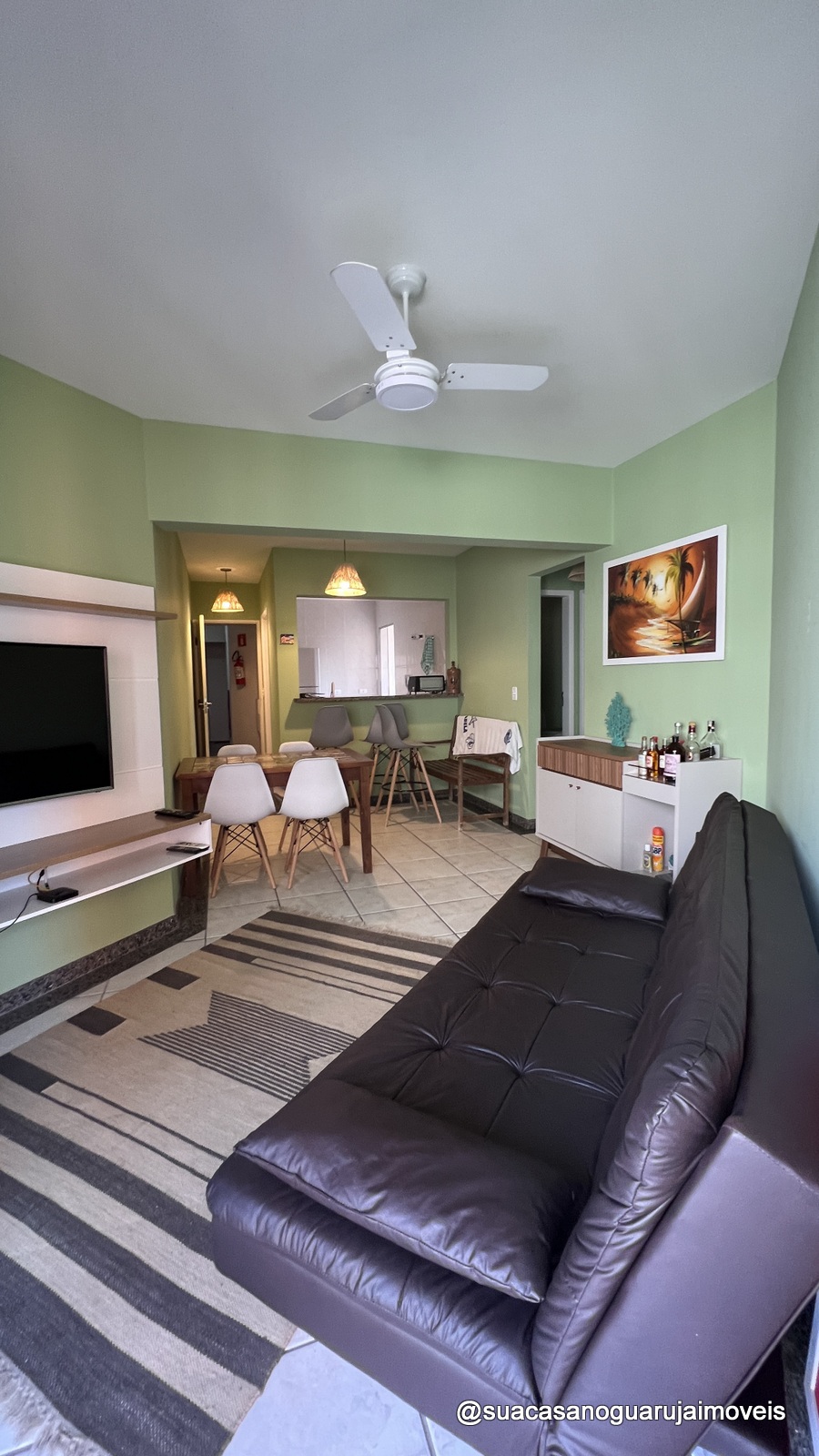 apartamento 2 dormitorios 70 m2 1 suite 1 vaga 2 sacada gourmet enseada guaruja sp  cod AP00999R