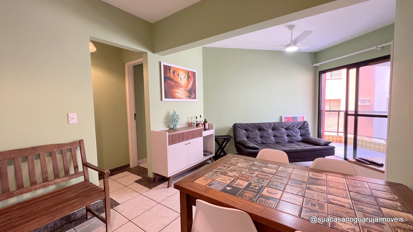 apartamento 2 dormitorios 70 m2 1 suite 1 vaga 2 sacada gourmet enseada guaruja sp  cod AP00999R