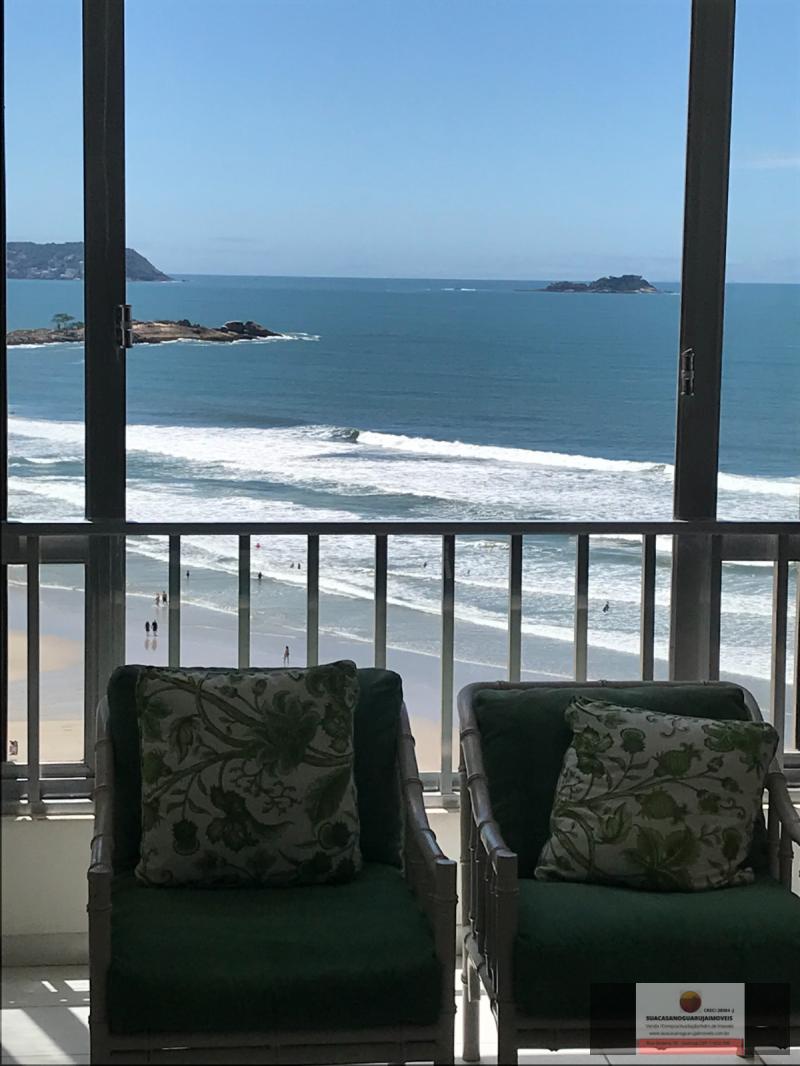 Apartamento 4 dormitórios 1 vaga frente ao mar na Pitangueiras