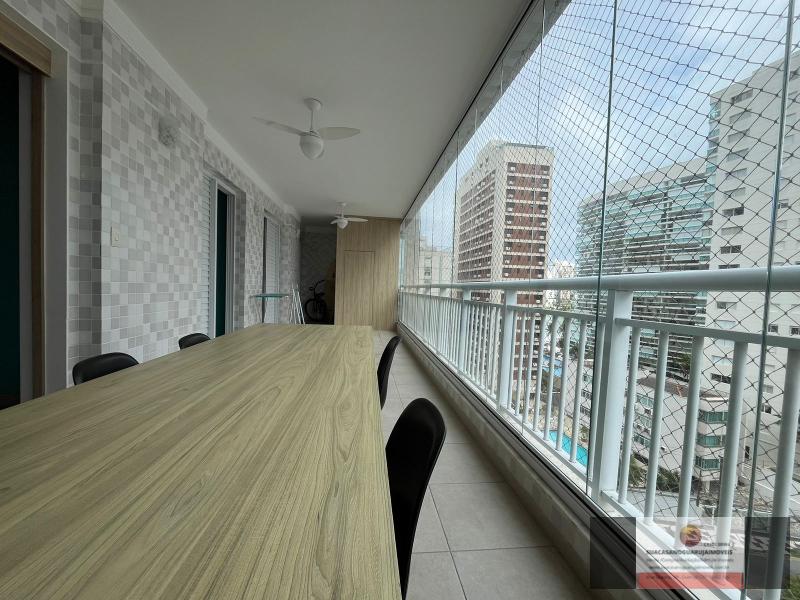 Apartamento 3 dormitórios 1 suíte varanda gourmet 2 vagas guaruja