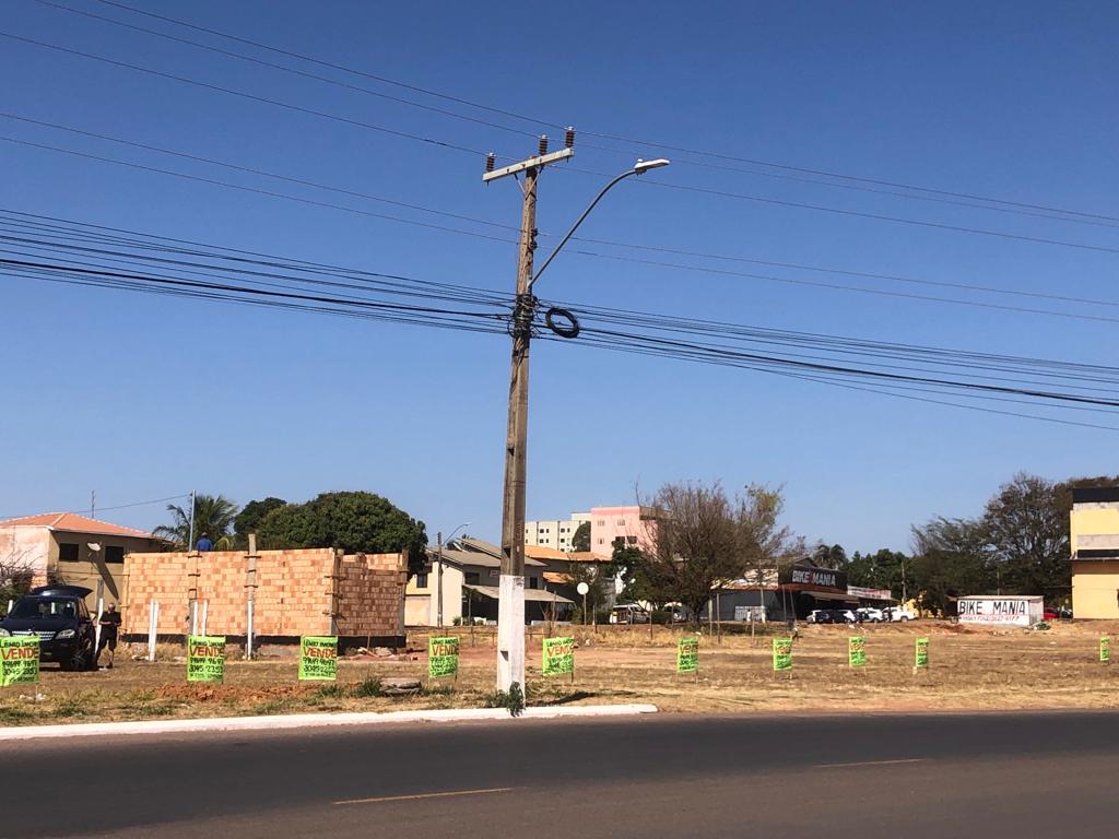 vendo 10 lotes comerciais etapa B ao lado da delegacia