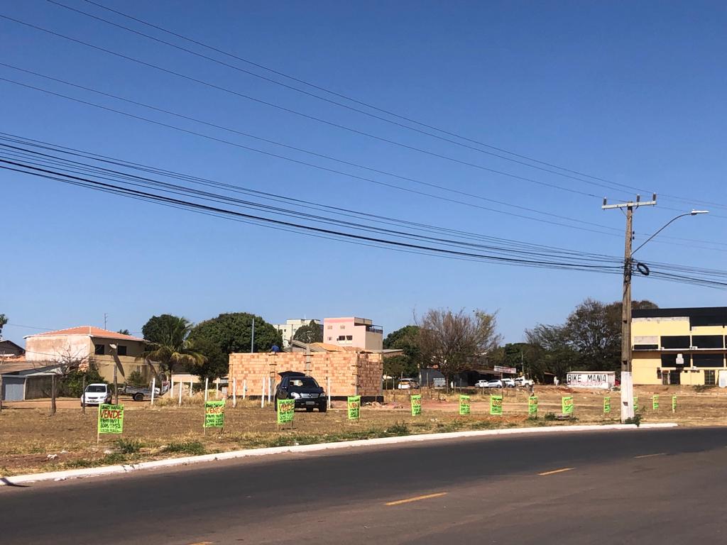 vendo 10 lotes comerciais etapa B ao lado da delegacia