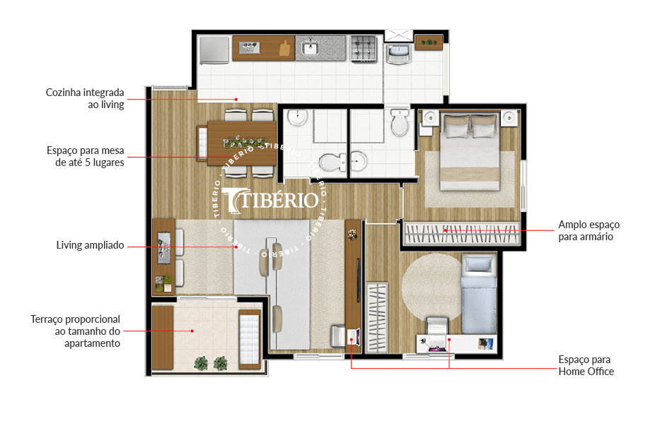 Apartamento à venda com 3 quartos, 64m² - Foto 47