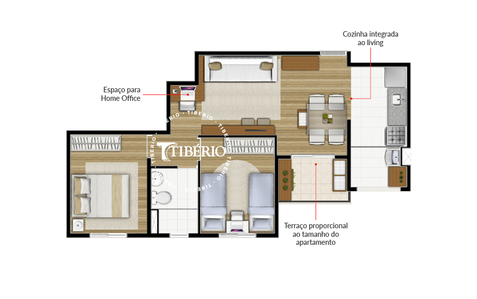 Apartamento à venda com 3 quartos, 64m² - Foto 45