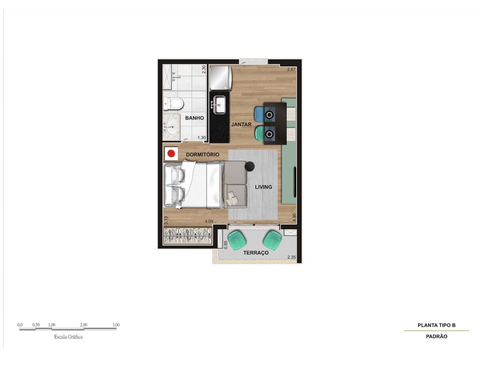 Apartamento à venda com 2 quartos, 52m² - Foto 14