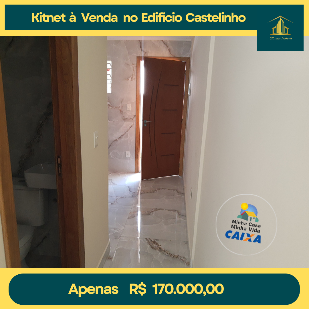 Kitnet à venda na Liberdade/SP com Entrada de apenas R$ 25.000,00 - Reformada e pronta para morar!