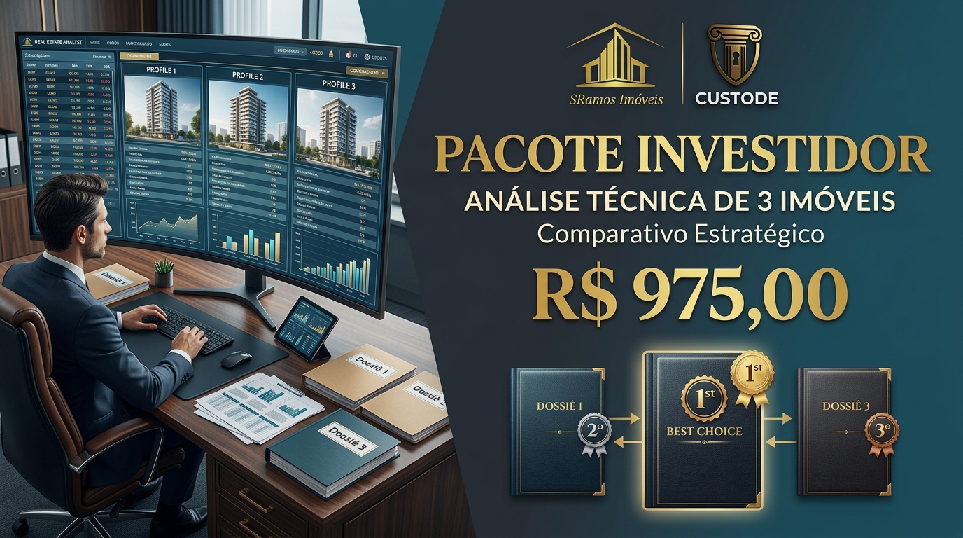 Combo Premium: Análise Técnica de 3 Imóveis - R$ 975,00
