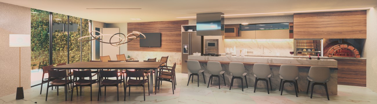 Apartamento Cobertura The Edge  3 dormitórios/suítes