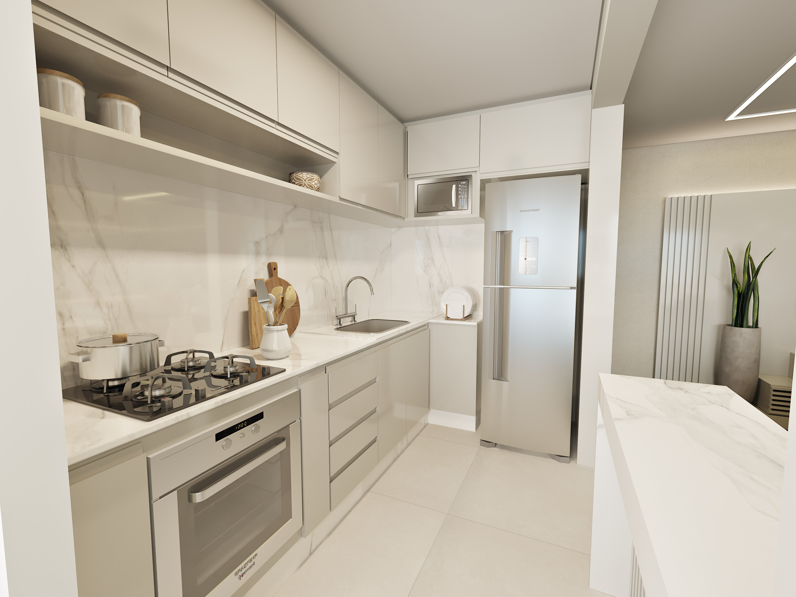 Apartamento 3 dormitórios/1 suíte - Blanc