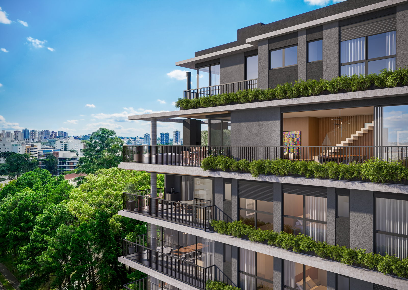 Completo Apartamento Garden no Juvevê em Curitiba PR
