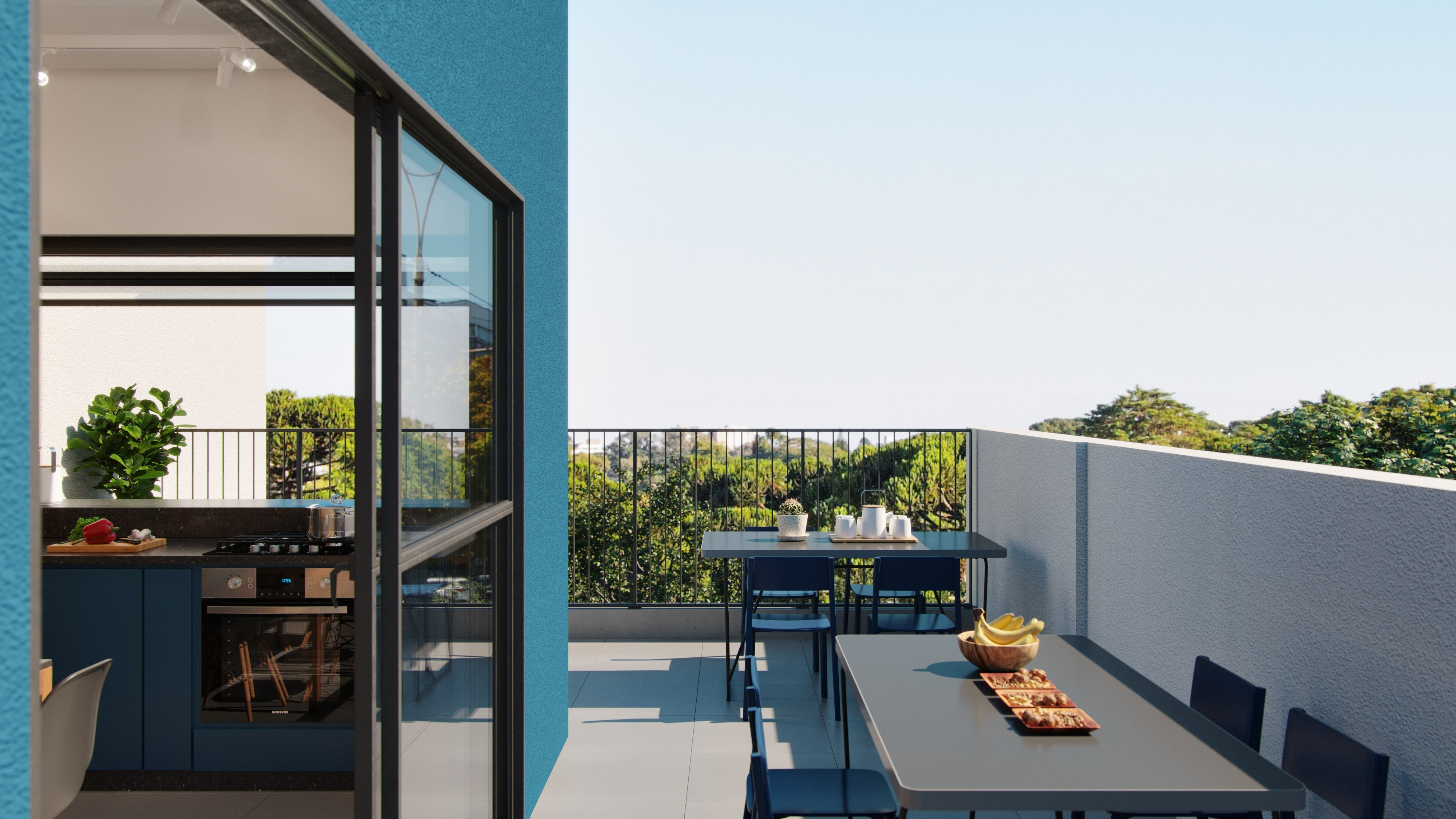 Apartamento 2 dormitórios/1 suíte - Mora Parque Bacacheri