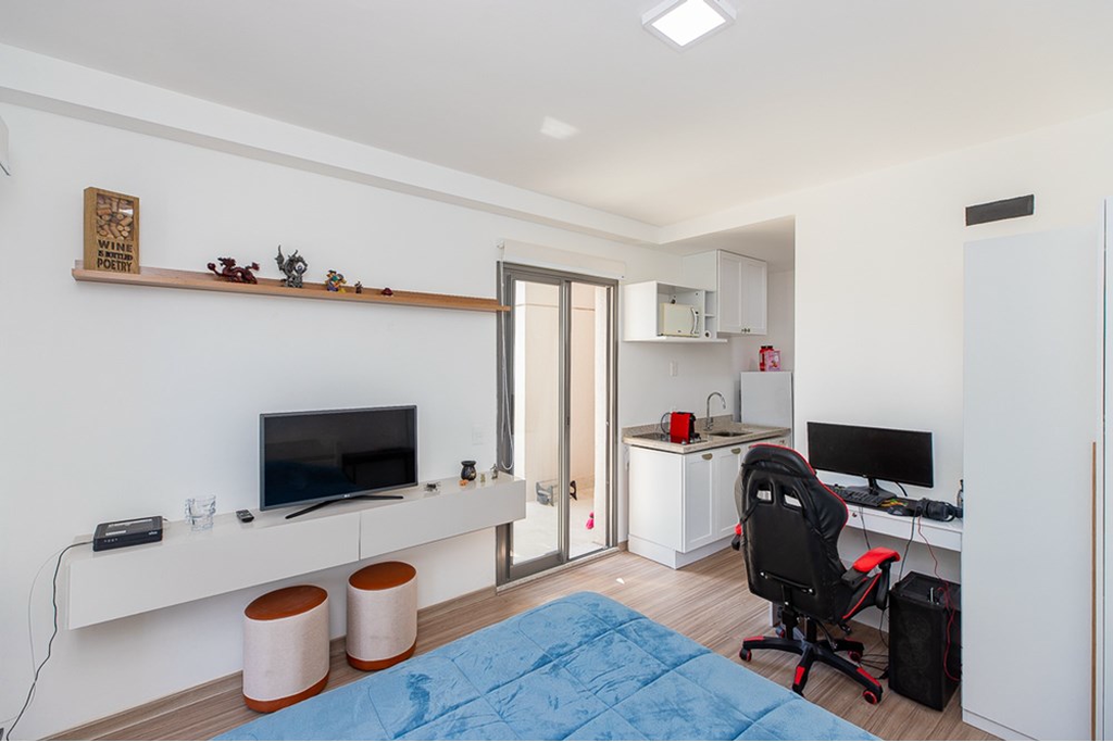 Apartamento à venda em São Paulo, Campo Belo, com 1 quarto, 56m²