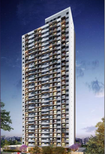 Apartamento à venda em São Paulo, Campo Belo, com 1 quarto, 26,12m²