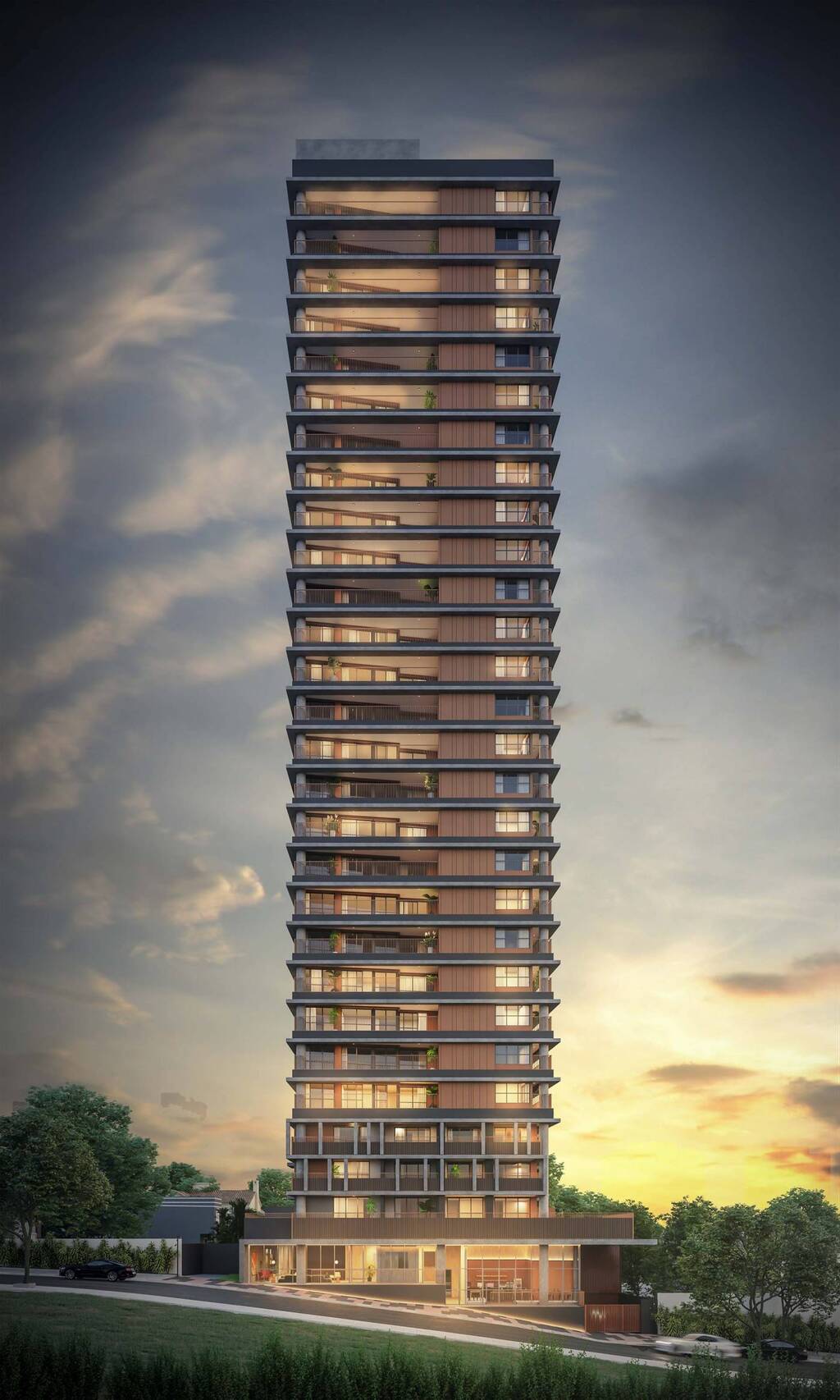 Apartamento Garden à venda em São Paulo, Jardim Paulista, com 1 quarto, 96,99m²