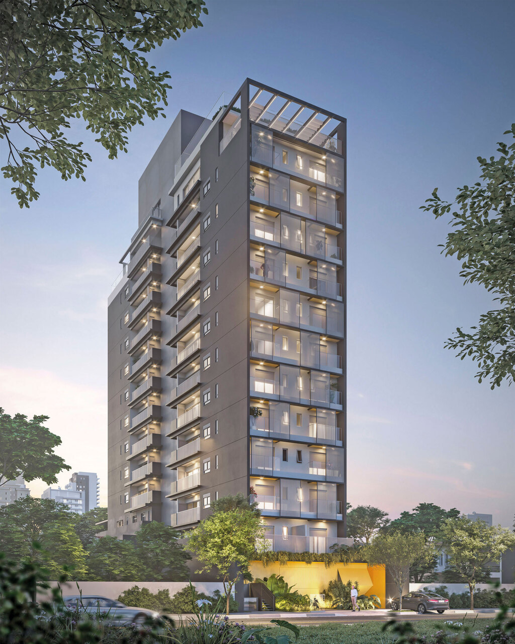 Apartamento Garden à venda em São Paulo, Moema, com 2 quartos, 135,58m²