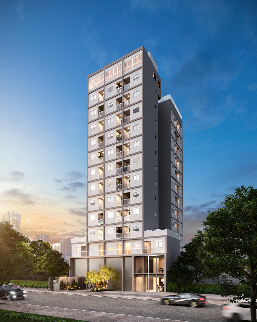 Apartamento Garden à venda em São Paulo, Campo Belo, com 1 quarto, 36,68m²