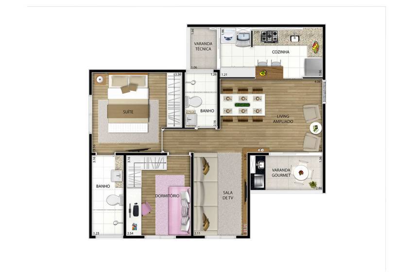 Apartamento - Venda, Terras de Santa Bárbara, Santa Bárbara d'Oeste, SP
