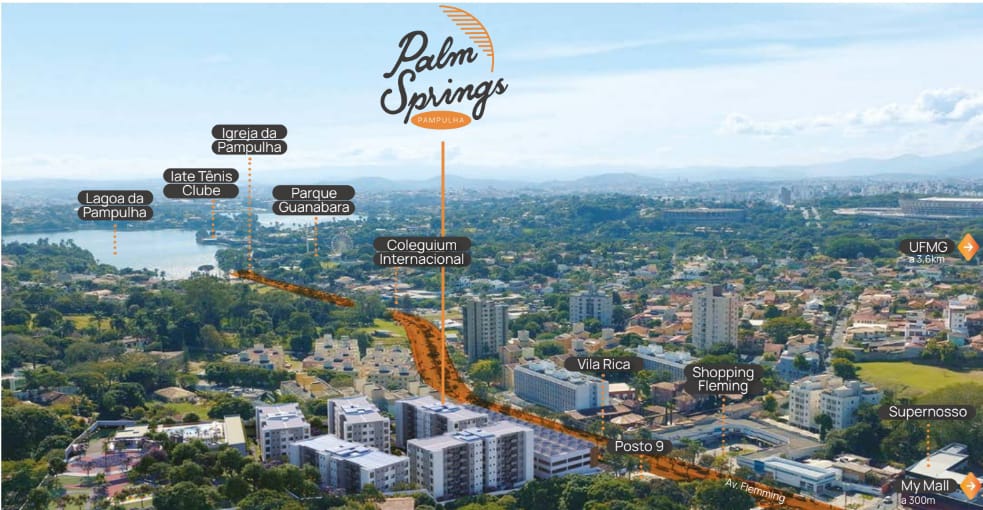 Apartamento à Venda - Pampulha, 02 Quartos - Belo Horizonte