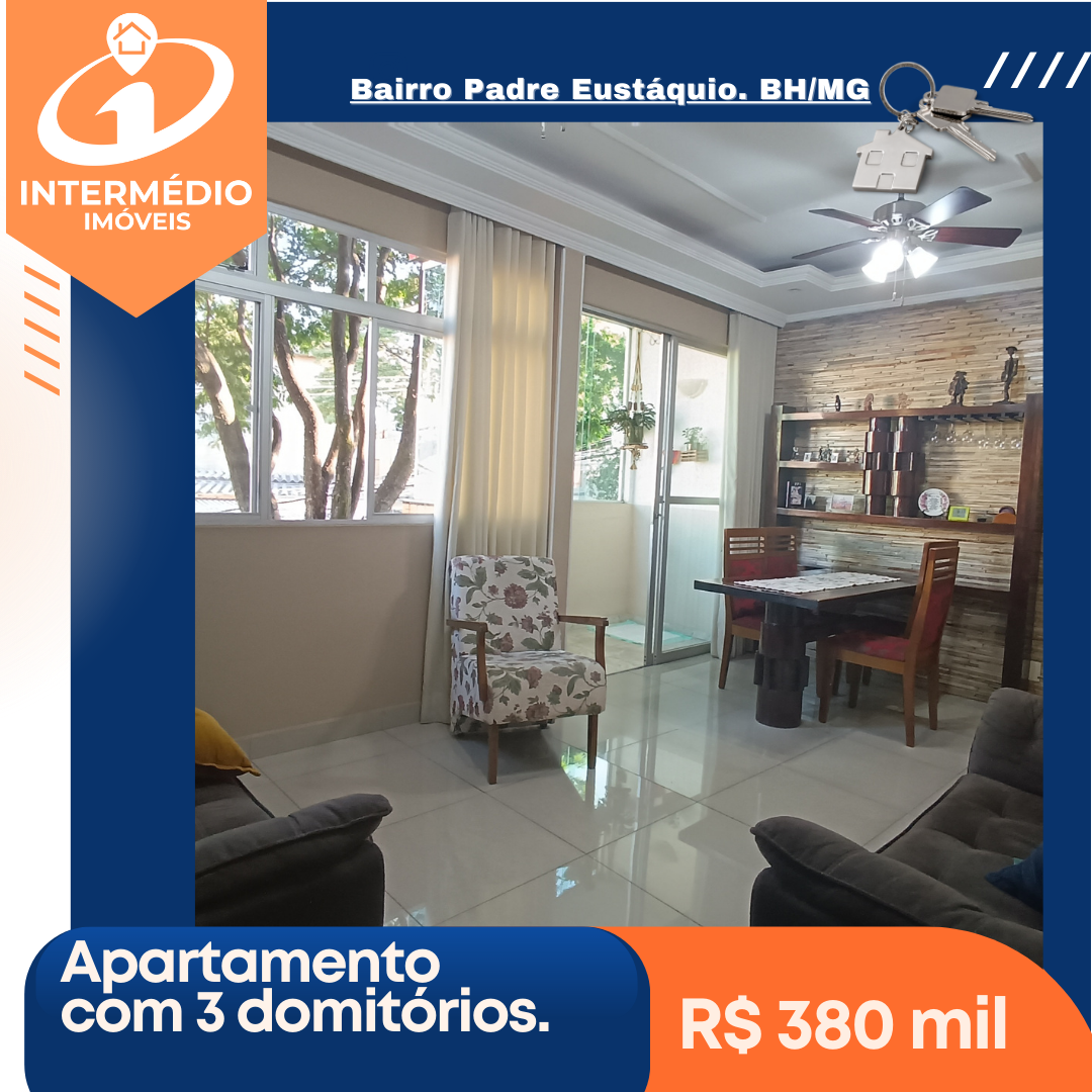 Apartamento à venda com 3 quartos, 80m² - Foto 1