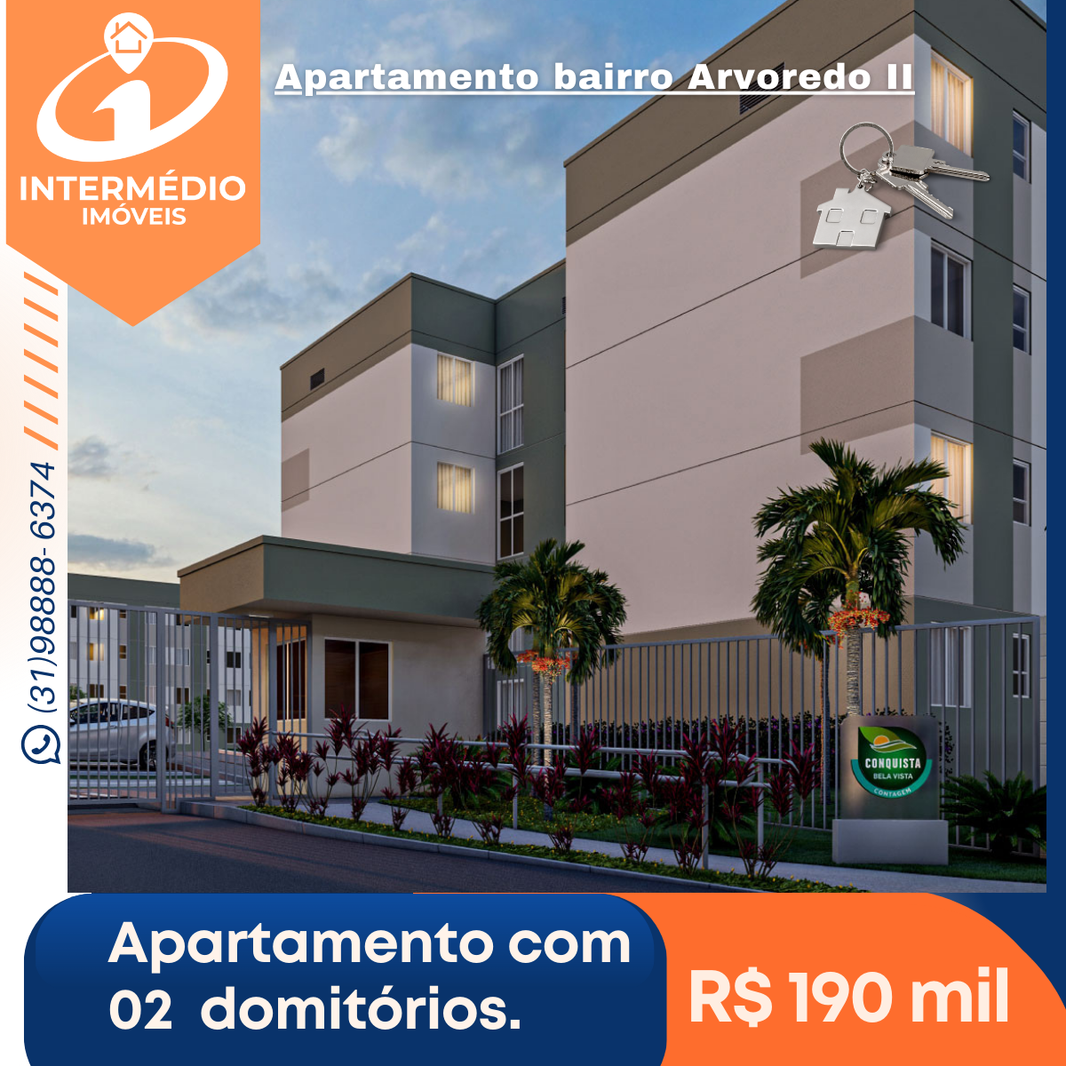 Apartamento à venda com 2 quartos, 10m² - Foto 1