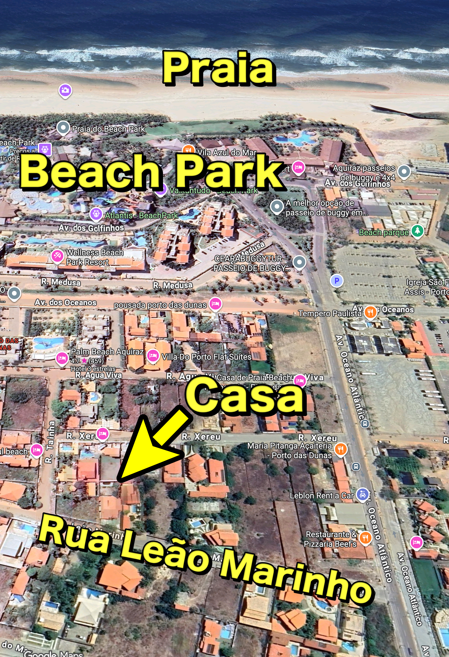 Casa - Locação, Porto das Dunas, Aquiraz, CE