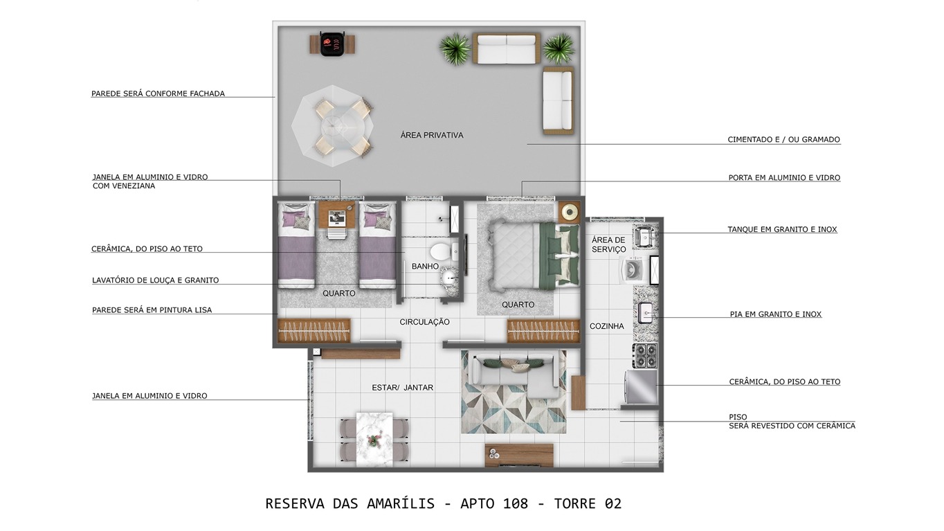 Lançamento -  RESERVA DAS AMARÍLIS. Seu apê próprio de 2 dorm, com subsídios de até R$ 68 mil no Minha Casa Minha Vida e Casa Paulista!