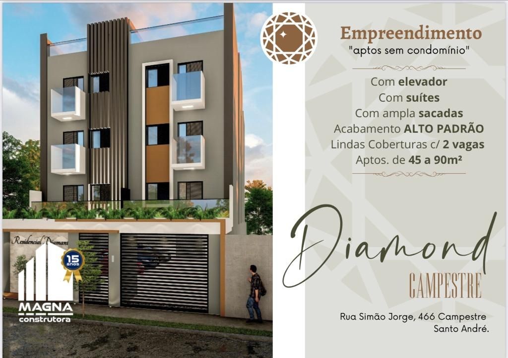 Cobertura duplex - Venda, Campestre, Santo André, SP