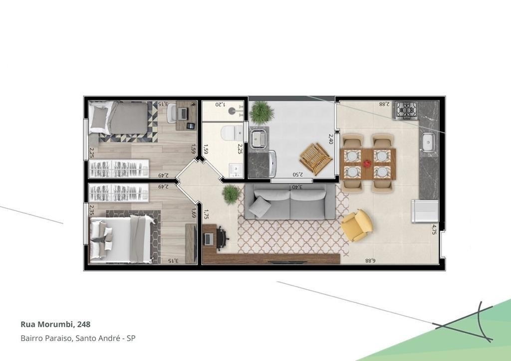 Apartamento - Venda, Jardim Paraíso, Santo André, SP