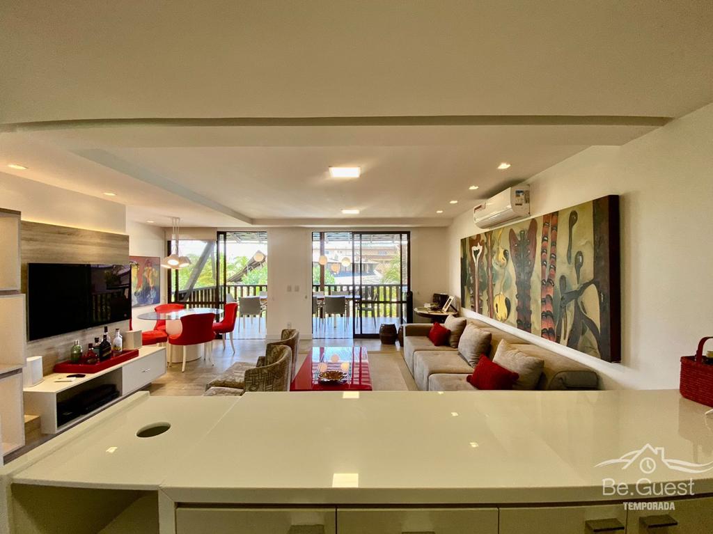 Apartamento 3 suítes Nannai beira mar Muro Alto 