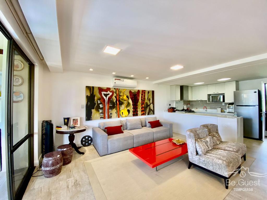 Apartamento 3 suítes Nannai beira mar Muro Alto 