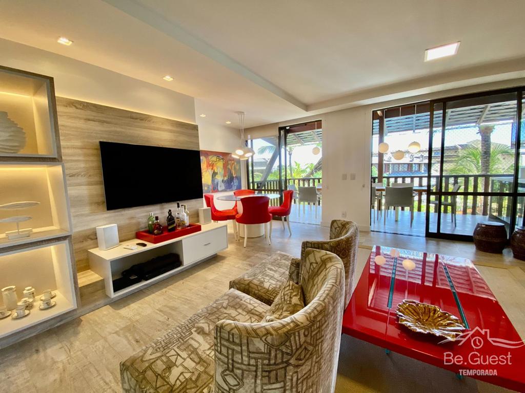 Apartamento 3 suítes Nannai beira mar Muro Alto 