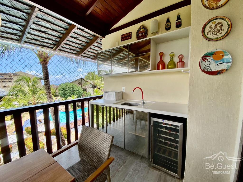 Apartamento 3 suítes Nannai beira mar Muro Alto 