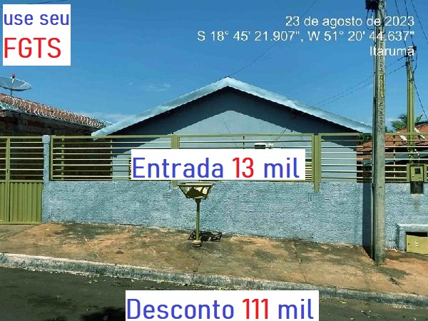 Casa - Venda, BAIRRO MARIA DOS ANJOS LOPES DOS SANTOS, Itarumã, GO