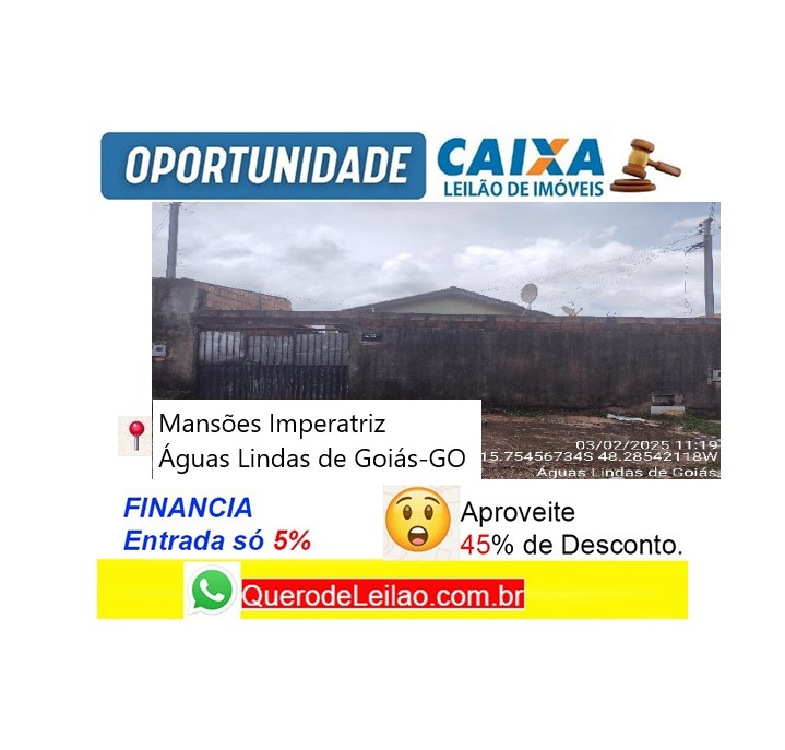 Casa - Venda, Mansões Imperatriz, Águas Lindas de Goiás, GO