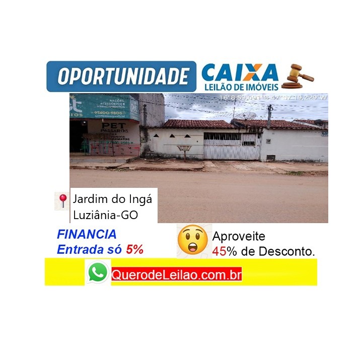 Casa - Venda, Jardim do Ingá, Luziânia, GO