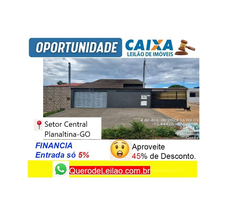Casa - Venda, Setor Norte, Planaltina, GO