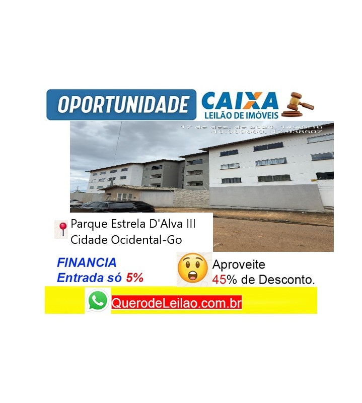 Apartamento - Venda, Mansões Recreio Estrela D'Alva III, Cidade Ocidental, GO