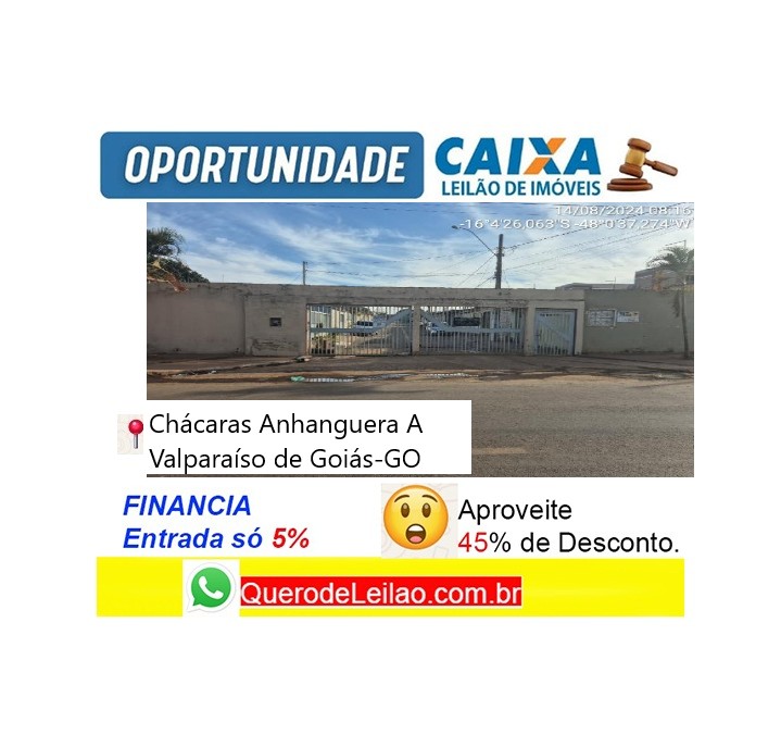 Casa - Venda, Setor de Chácaras Anhangüera A, Valparaíso de Goiás, GO