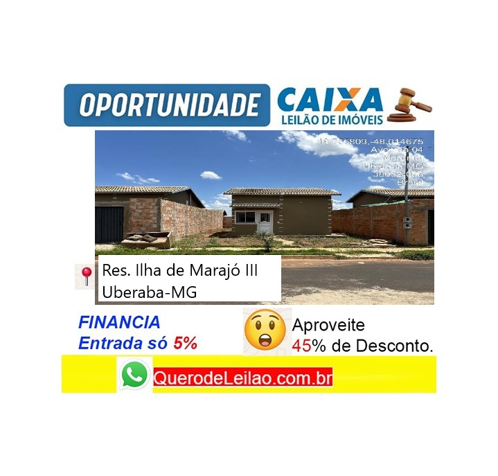 Casa - Venda, Residencial Ilha de Marajó III, Uberaba, MG
