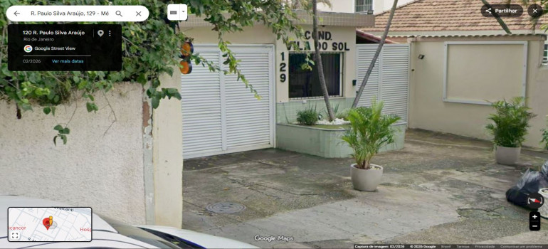 Rua paulo silva araújo, 129, apto 404, méier, rio de janeiro/rj