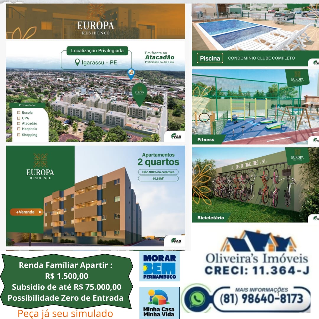 Apartamento - Venda, Igarassu , Igarassu , PE